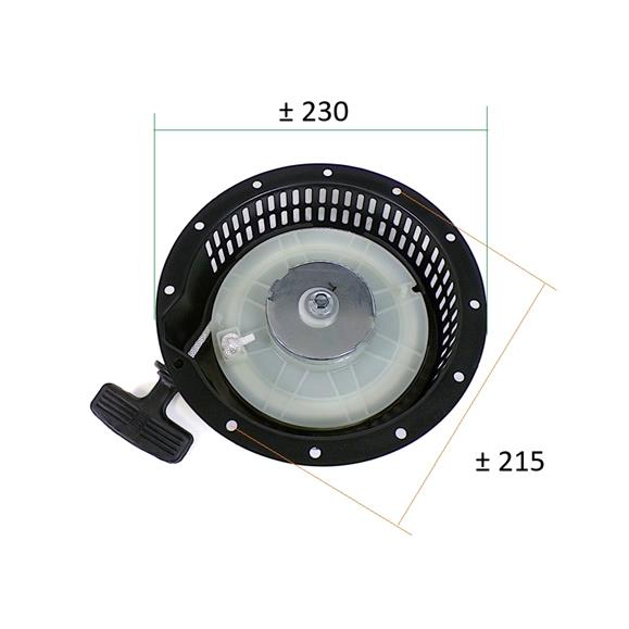 ARRANQUE COMPLETO 186F, 186FE, 186FA, 186FAE, LA100, LA90 CON VASO DE ARRANQUE ARRANQUE COMPLETO 186F, 186FE, 186FA, 186FAE, LA100, LA90 CON VASO DE ARRANQUE