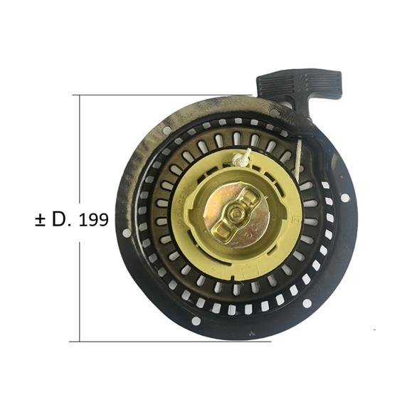 ARRANQUE COMPLETO 5,5 - 6,5 HP KG-160, 200, 168