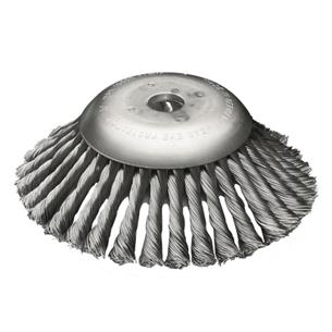 CEPILLO UNIVERSAL PARA MALAS HIERBAS, DIAM. 200 MM,  DIAM INT  25,4 MM, CON ARANDELA REDUCTORA 20 MM