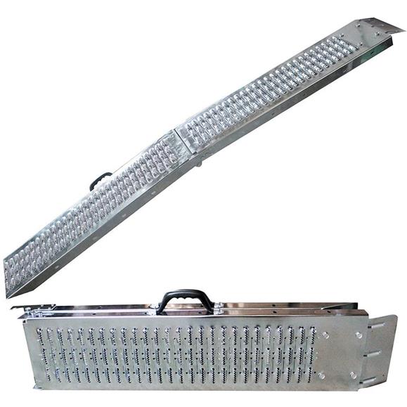 JUEGO RAMPAS PLEGABLES 160X22 CM, PESO MAX. SOP 400KG ENTRE LAS DOS RAMPAS