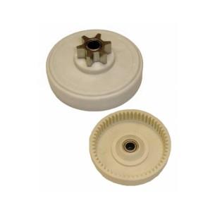 CORONA C/PIÑON 6 DIENTES , 3/8 BP, MAQUINAS ELECTRICAS , EJE 10.5 MM, DIAM EXT. 80.8 MM, ALKO 460663