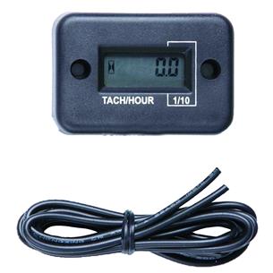 TACOMETRO, CUENTA-HORAS, PARA MOTORES 2 Y 4 TIEMPOS, RESISTENCIA AL AGUA