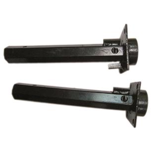 CONJUNTO BUJES HS-001/2/5 ( L=30 CM) , 23 X 26 MM, CON DESBLOQUEO EJE HEXAGONAL(INCLUYE TUERCAS,TORN