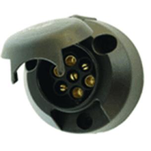 BASE ENCHUFE HEMBRA 7 POLOS PLASTICO