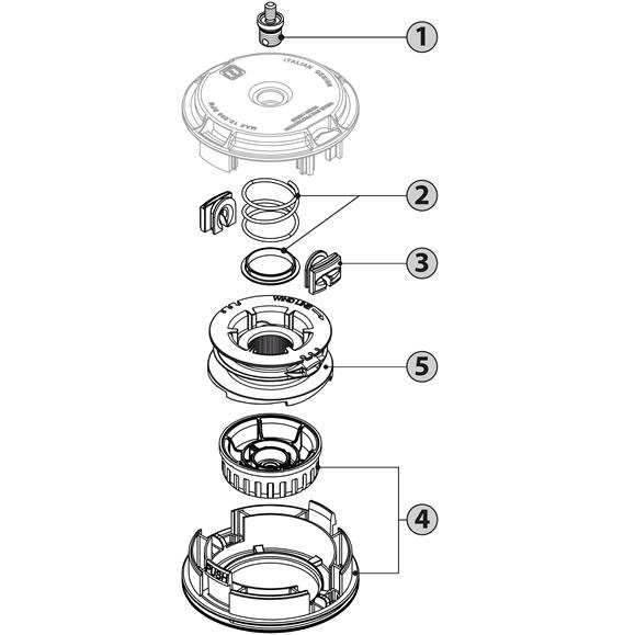 CABEZAL TECOMEC 130 MM CARGA FACIL , NO INCLUYE ADAPTADOR EW-130 EASY WORK