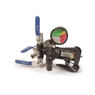 MANDO REGULADOR PRESION 3 VIAS 50 BAR 73 L/MIN MANOMETRO GLICERINA