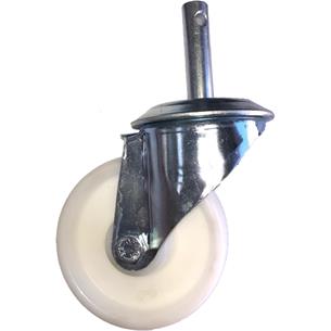 RUEDA NYLON 125 X 40 CON BULON DE 10,5 CM EJE 20 MM