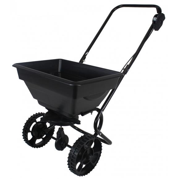 SEMBRADORA ESPARCIDORA 25KG CAPACIDAD, ALCANCE 3 MTS, RUEDAS 8"