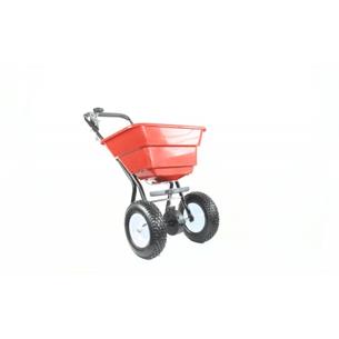SEMBRADORA ESPARCIDORA CAP. 36 KG, RUEDAS NEUMATICAS, ESPARCIDOR SEMILL. SAL Y ABONO