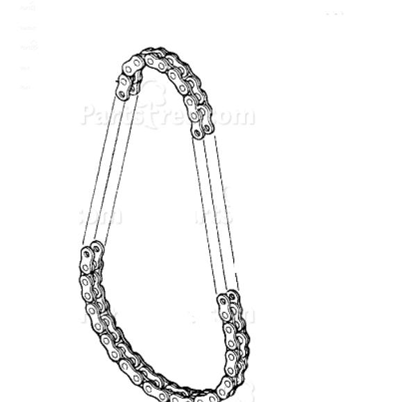 CADENA CAJA TRANSMISION HS-001, HS-002, HSD1G75.370500, 23861-733-003