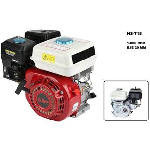 MOTOR NOUKI 6,5 HP. SALIDA A 1,800 RPM, EJE CON CHAVETA 20 MM,CON ALARMA DE ACEITE