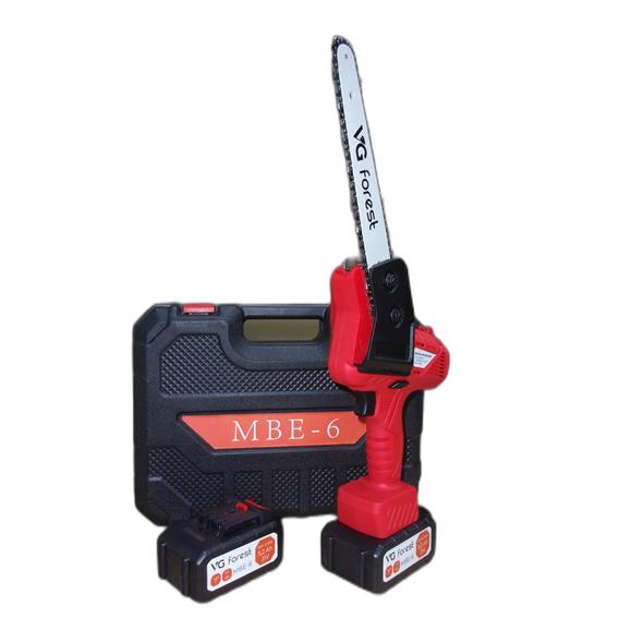 MOTOSIERRA BATERIA CON ESPADA DE 7", 2 BATERIAS 5.2 AH Y CARGADOR MOTOSIERRA BATERIA CON ESPADA DE 7", 2 BATERIAS 5.2 AH Y CARGADOR