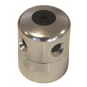 CABEZAL ALUMINIO PARA 8 HILOS TORNILLO INFERIOR