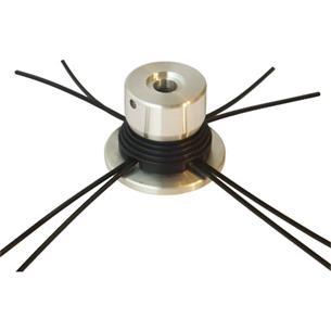 CABEZAL ALUMINIO 8 HILOS FIJACION INFERIOR SIN TORNILLOS