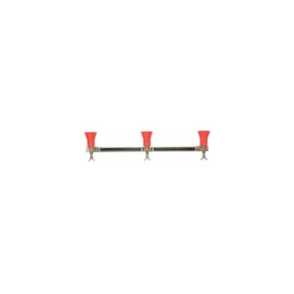COLUMNA 3 SALIDAS GOMA CON PULVERIZADOR REGULABLE