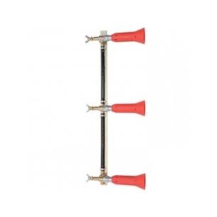 COLUMNA 3 SALIDAS GOMA CON PULVERIZADOR REGULABLE TURBO 70 CM